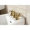 Kingston Brass ThreeHandle Bidet Faucet, Polished Brass KB322AX